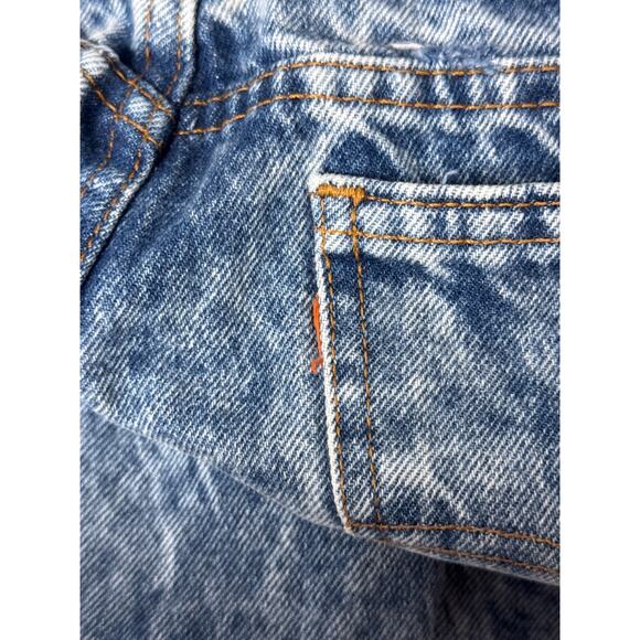 Vintage Levis Jeans 36 in x 28 in Mens 550 Made USA Acid Wash Denim - Picture 7 of 10